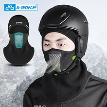 Термальная Зимняя Маска для лица, теплые флисовые лыжные головные уборы, Спортивная тренировочная полумаска для шеи, теплая маска для сноубординга MTB для велосипедов, мотоциклов