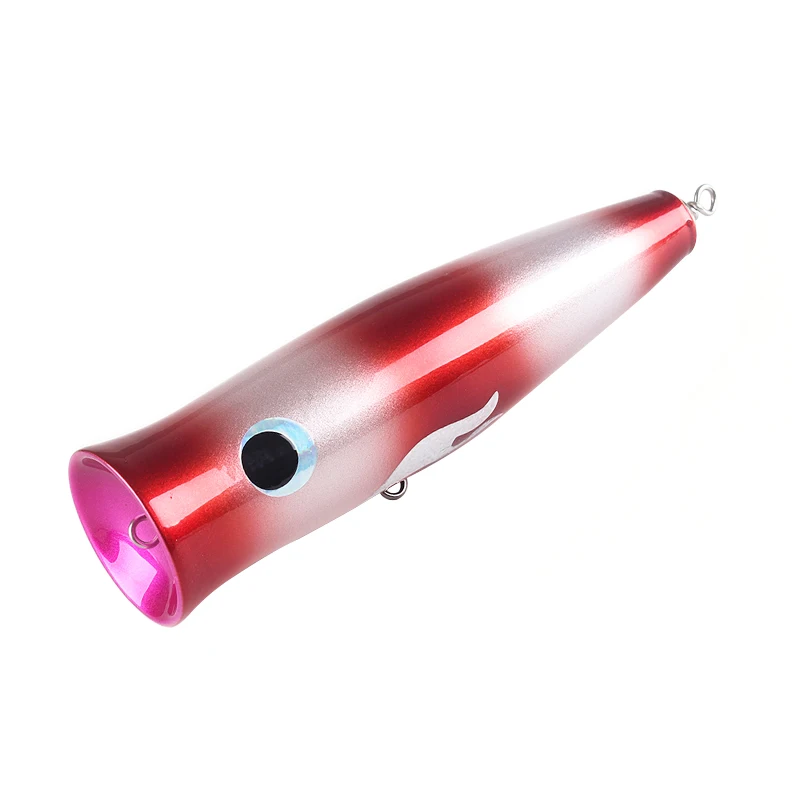 

6.7" MADDIVER Topwater Wooden Popper GT Surface Popping Lure Deep Sea Chugger Boat Fishing Bait for Open Ocean Angling Trolling