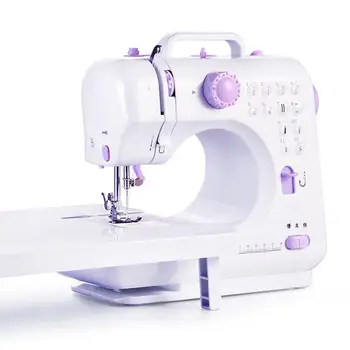 

Portable Sewing Machine With 12 Built-in Stitches Easy-to-use Sewing Machine For Beginners Adult Children