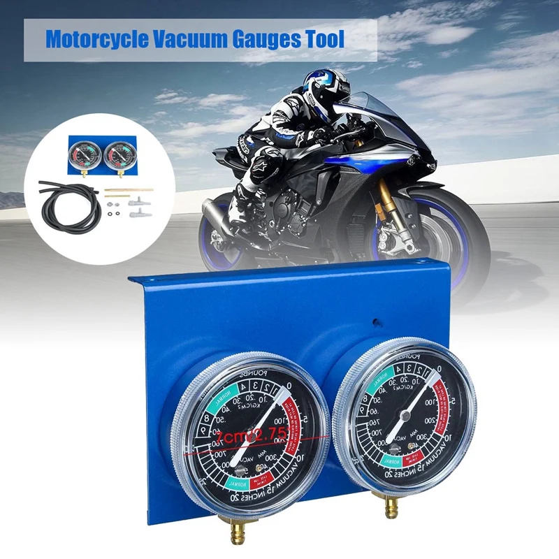 

2Pcs Motorcycle Carburetor Synchronizer Vacuum Gauges Tool Carb Vacuum Gauge Balancer for Yamaha/Honda/Suzuki