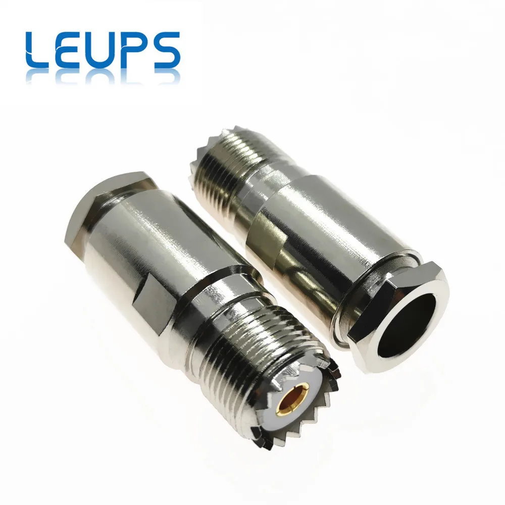 10 шт. UHF Female SO239 Jack Clamp RG8 LMR400 RG213 RG214 RG165 кабель RF коннектор | Обустройство дома