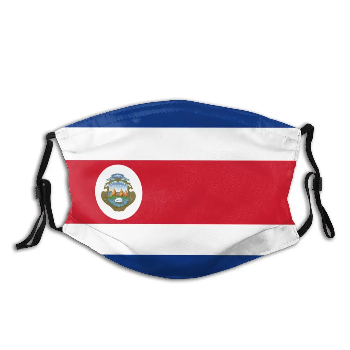 

Costa Rica Flag Face Msak With Filter