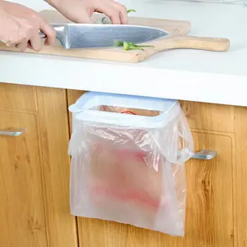

Cupboard Door Back Hanging Trash Rack Storage Cartoon Panda Hanging Garbage Bag Rack Holder Closet Storage Organizer Kitchen