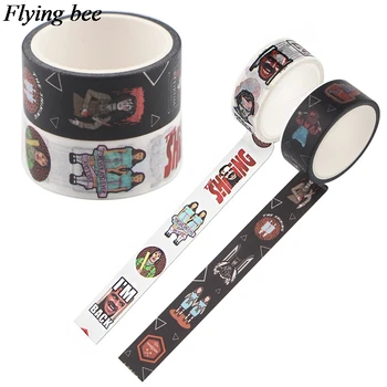 

Flyingbee 15mmX5m Horror movies Washi Tape The twins Tapes Decorative Tape For Sticker Scrapbooking DIY Photo Album X1044