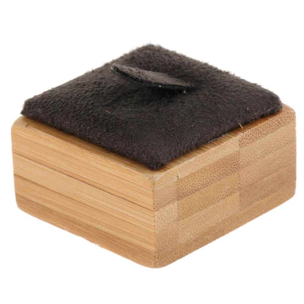 Solid Wooden Ring Jewelry Display Stand Holder Single Ring Exhibition