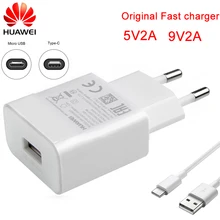 Huawei original carregador 5v2a 9v2a adaptador de alimentação micro tipo-c cabo de dados para p6 p7 p8 p9 p10 lite mate 10 lite honra 5a 5c 6x 7x