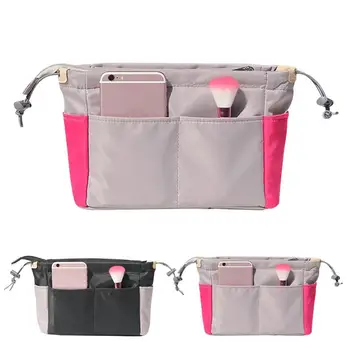 

Simple Casual Portable Makeup Bags Creative Large Capacity Multi-Function Shrinkable Cosmetic Bag Toiletry Bag For Women Ladies