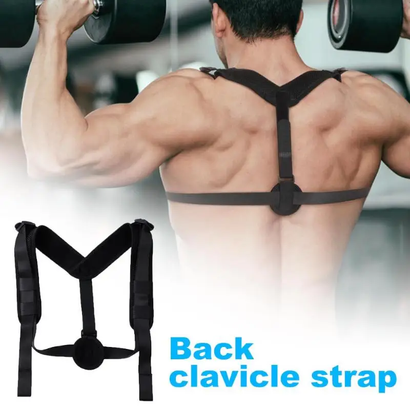 

Comfortable Back Clavicle Posture Corrector Strap Fixed Relieve Pain Brace Support Shoulder Relieve Brace