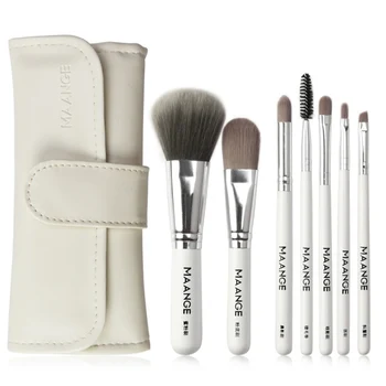

7 Pcs Makeup Brushes Tool Set With Makeup Bag Button Package Removable Multifunction Make Up Brush 2019