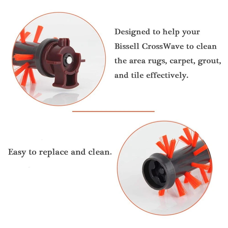 Замена подходит для Bissell Crosswave 1785 2306 серии мульти поверхности 1868 рулон щетки и области ковер щетка ролик 1934 и 1866 в переменного тока