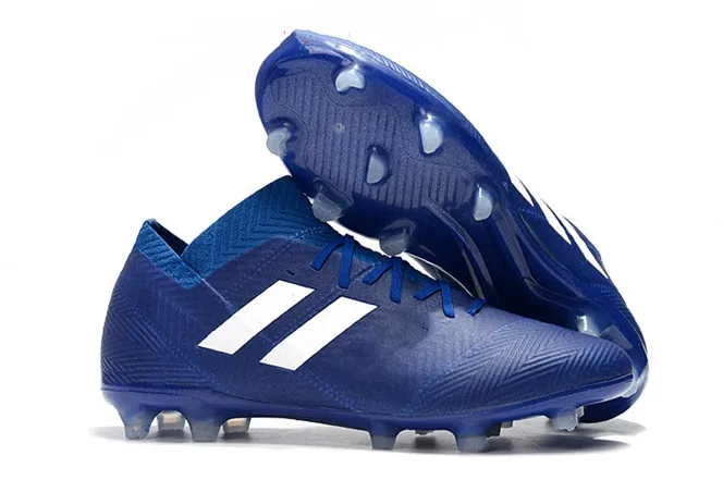 1 Новые мужские футбольные бутсы Nemeziz Messi 18,1 FG футбольные бутсы Nemeziz 18 chaussures de футбольные бутсы chuteiras de futebol - Цвет: 1