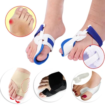 

Hallux Valgus Bunion Protector Big Toe Separator Corrector Bunion Orthopedic Adjuster Valgus Pedicure Tool Foot Care Massage