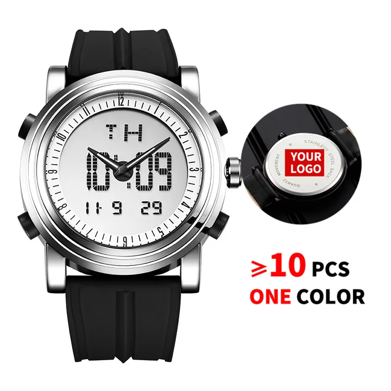 11S9368G02 10 шт./лот SINOBI 9368, мужские цифровые часы с индивидуальным логотипом, мужские наручные часы с хронографом, часы на заказ, лучшие подарки - Цвет: 11S9368G02