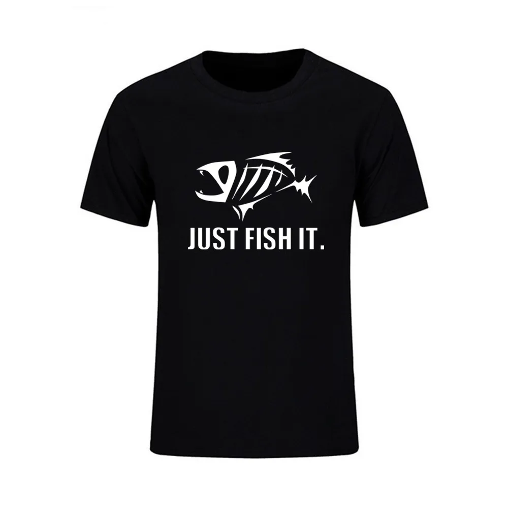 Футболка G.Loomis мужская с короткими рукавами тенниска из хлопка принтом Just fish it fun