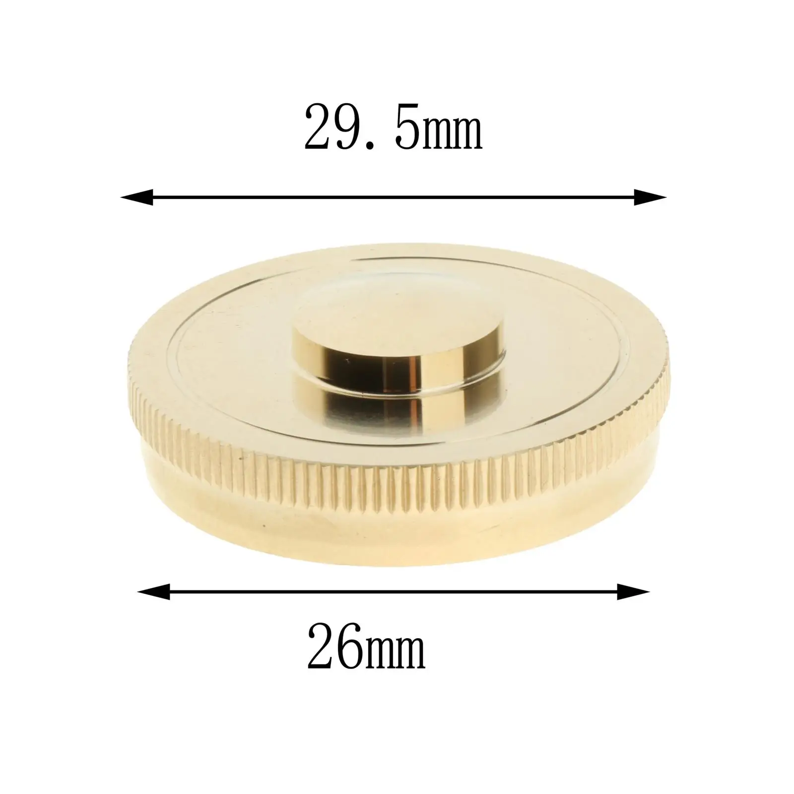 Pack of 3 Professional Metal B Flat Keys Buttons for Tenor Saxophone Wind Instrument Accessories