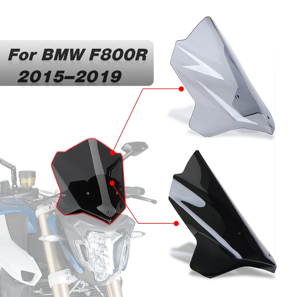 Windshield Windscreen For BMW F800 R F800R 2015-Wind Screen Shield Airflow Deflectors Accessories F800R motorcycle windshield