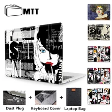 Чехол MTT для ноутбука Macbook Air Pro retina 11 12 13 15 16 с сенсорной панелью, пластиковый жесткий чехол для mac book air 13 coque