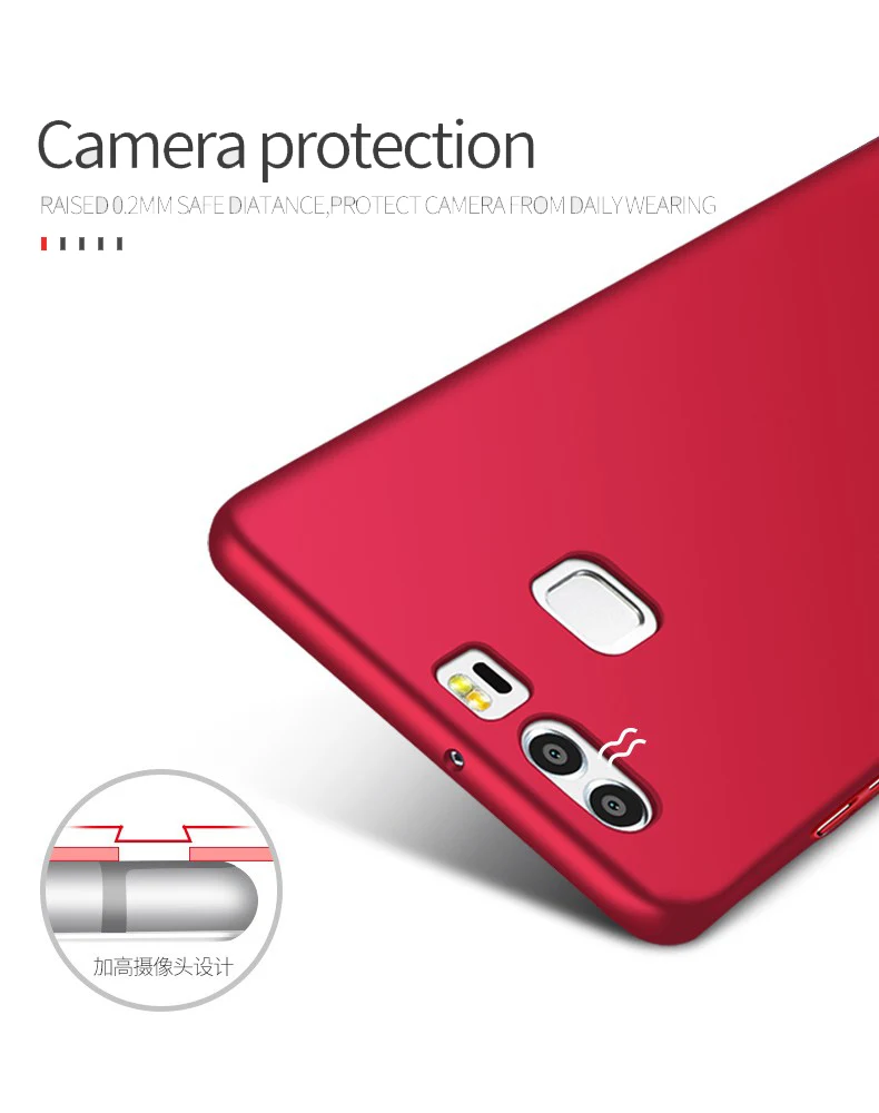 XUANYAO Luxury Cover For Huawei P9 Case Hard Matte Coque For Huawei P9 Plus Case Slim Frosted PC Back Cover For Huawei P9 Lite (10)
