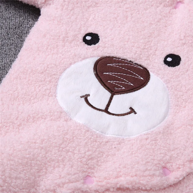 baby clothes Infant Baby Girls Boys Bear Winter Zip Thick Snowsuit Hoodie Coat Jumpsuit Winter warm clothing romper #4S03 (21)