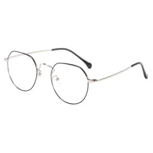 Новые необычные личностные очки для чтения унисекс оправа для очков металл искусство колледж Ветер очки повседневные без градуса очки для чтения
