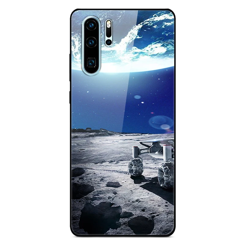 Picture 45 Роскошный стеклянный чехол для huawei P30 Pro Чехол мягкая защитная рамка задняя крышка чехол для huawei P30 Lite чехол P 30 P30Pro P30Lite Coque - Цвет: Picture 45