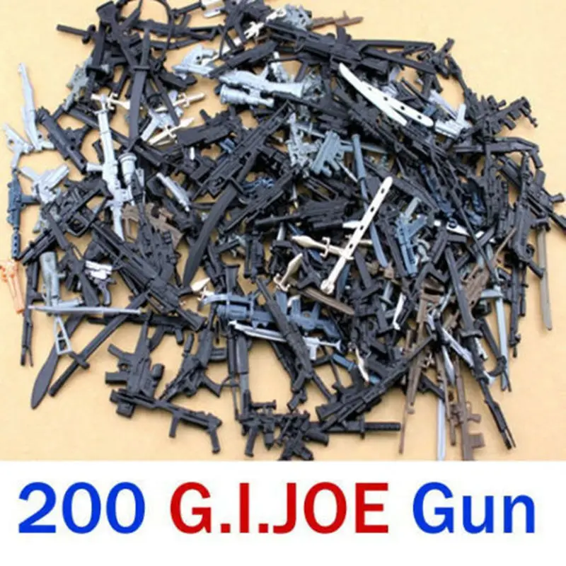 Набор 200 шт Gi joe Аксессуары оружие пистолет Нож для 3 75 &quotфигурка игрушка|Игровые