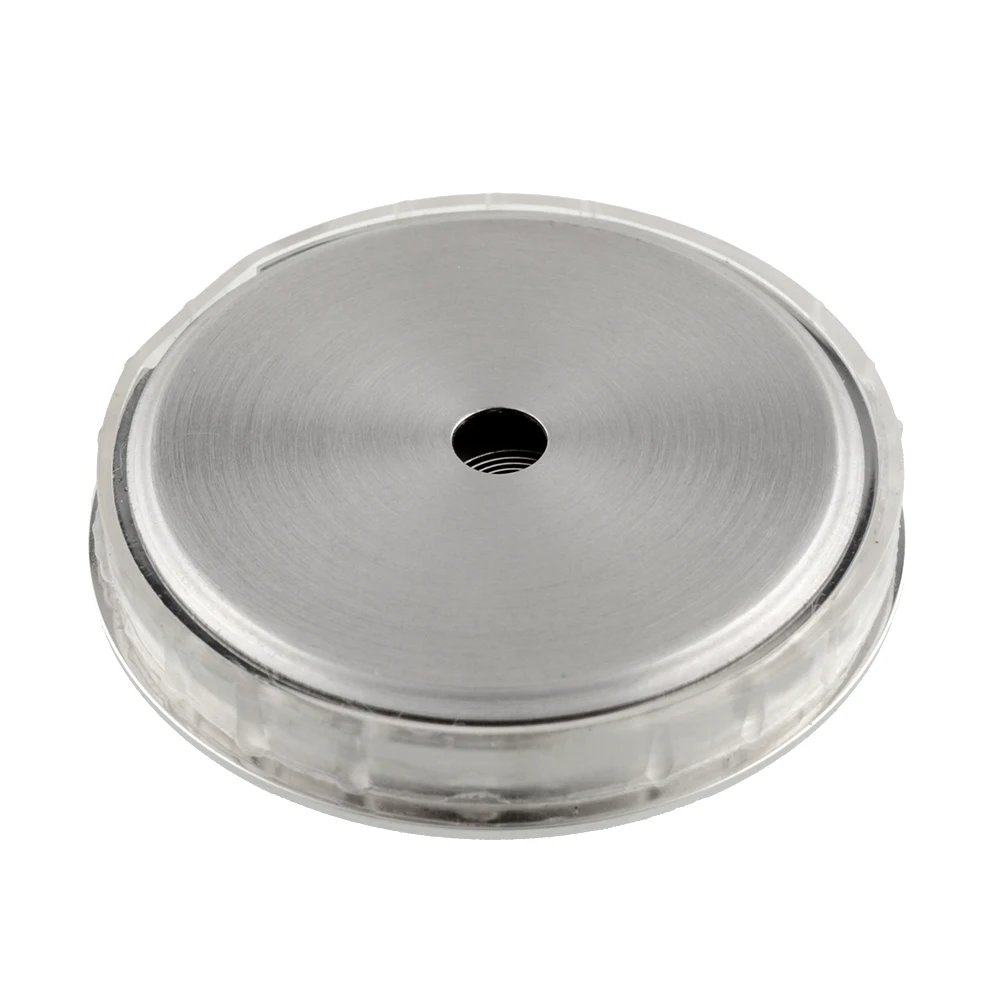 Серебряный круглый термометр гигрометр чехол для гитары мини полезный портативный