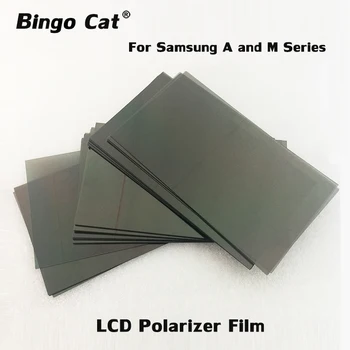 

50pc LCD Polarizer Film For Samsung Galaxy A10 A20 A30 A50 A70 A80 A90 A9 M10 M20 M30 Display Screen Polar Sheet Replacement