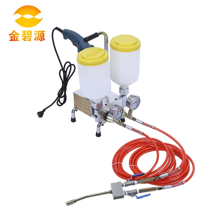 

Waterproofing concrete crack repair injection machine for leak stoppage
