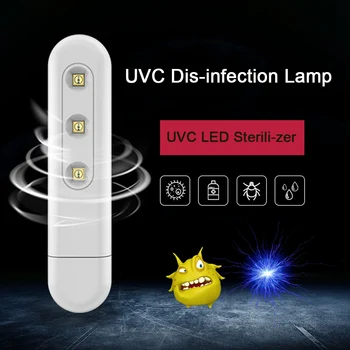 

Mini UVC Lamp Portable UVC Light LED USB Powered Ultraviolet Light Electric UVC Light for Home Hotel Travel convenient Use