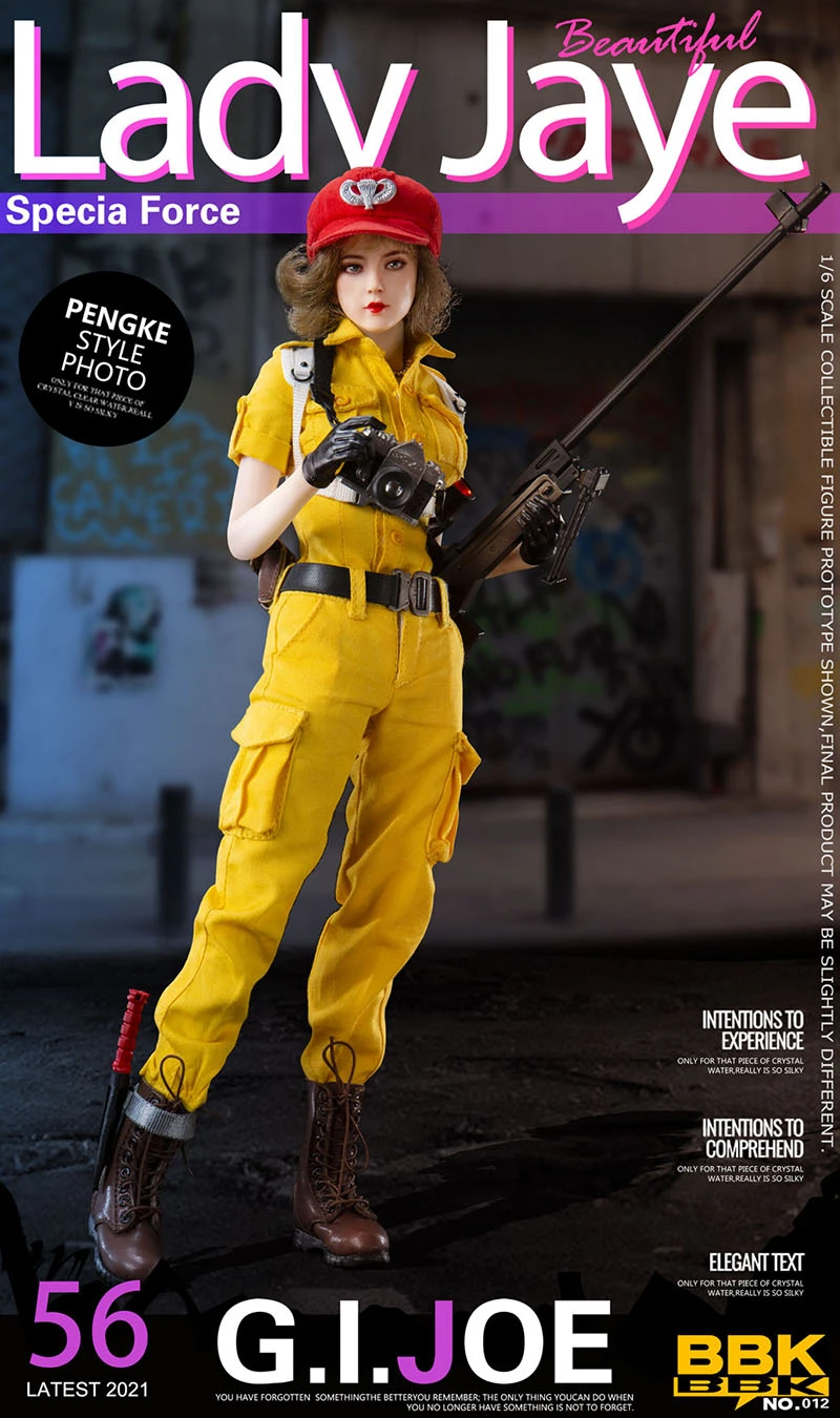 Female Soldier G.I.JOE Action Doll 