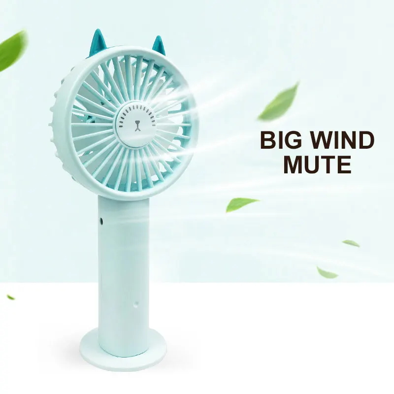 

USB Fan Mini Fan Portable Fan ABS Cute Creactive Children Gift Travel Cartoon Air Conditioning Desktop