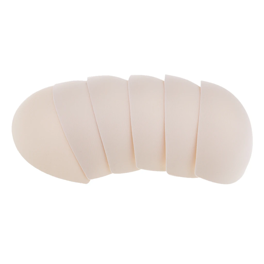 3Pairs Bikini Bra Pad Triangle Cups Chest Push Up Insert Foam Pads For Swimsuit Padding Accessories Removeable Enhancer Bra Pads