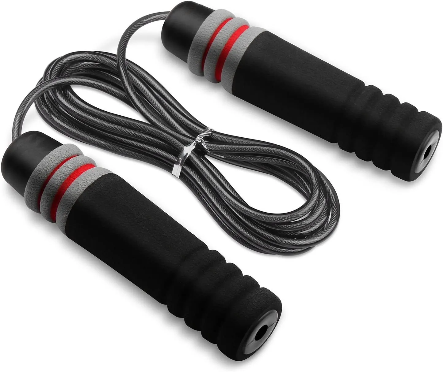 Профессиональная Скакалка с мягкими приятными для кожи ручками не спутанная