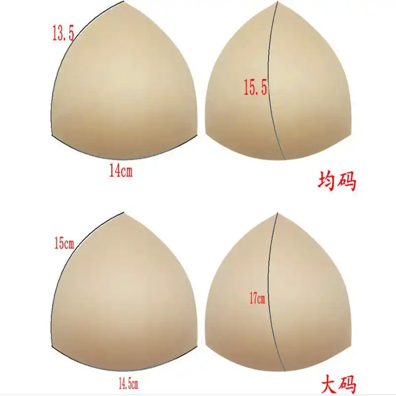 coussinet pour maillot de bain triangle