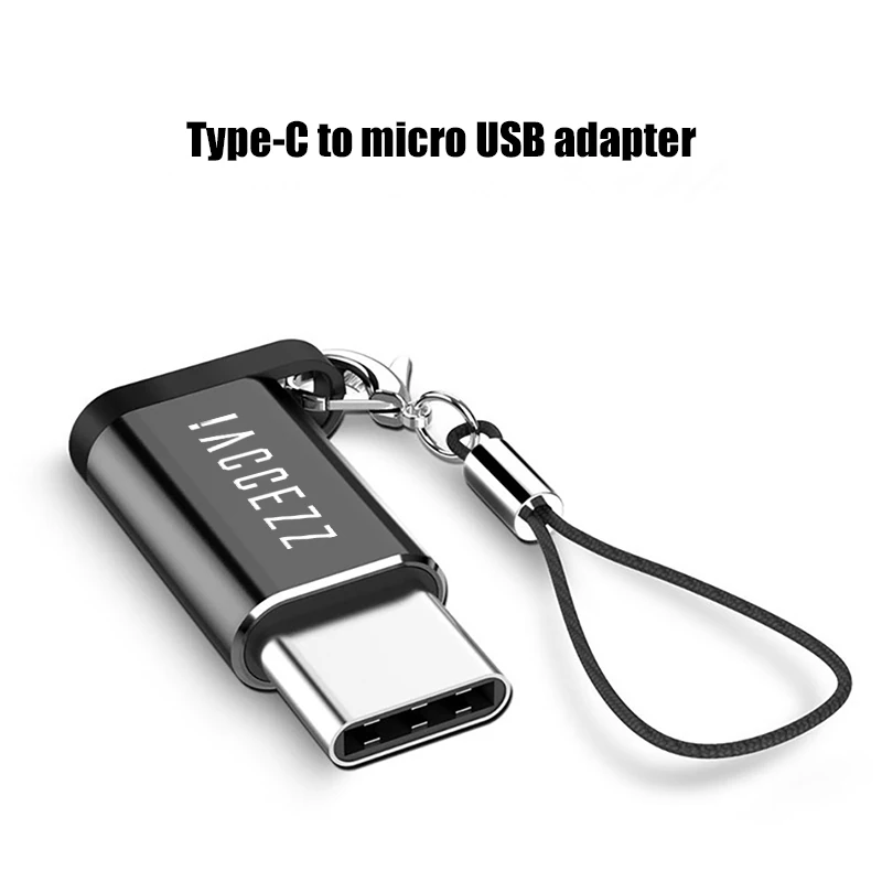 ! Переходник ACCEZZ OTG с Micro USB на Type C конвертер для One Plus 5 LG G5 G6 Xiaomi Mi6 4S 4C быстрое