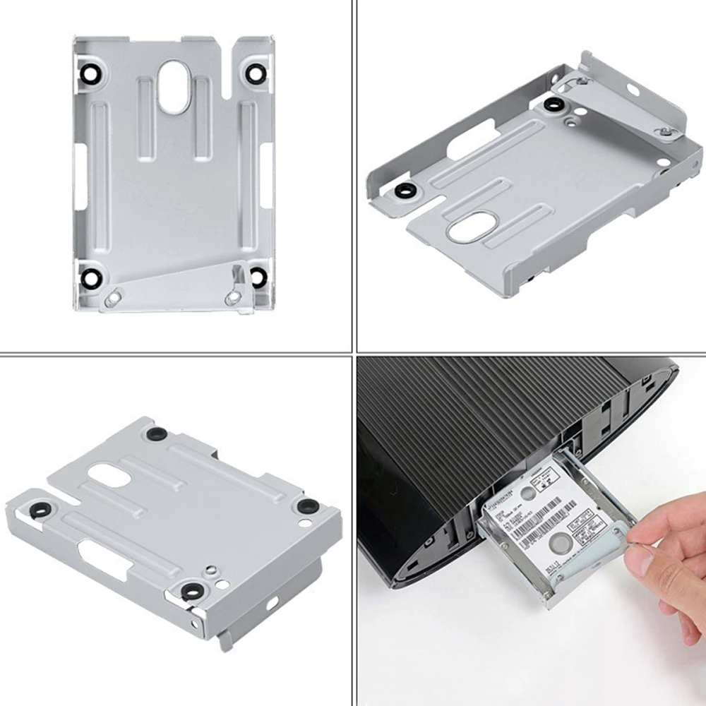 Bandeja Base de disco duro integrado, soporte de montaje HDD con tornillos para Playstation 3, PS3 Slim 4000|Accesorios y de reemplazo| - AliExpress