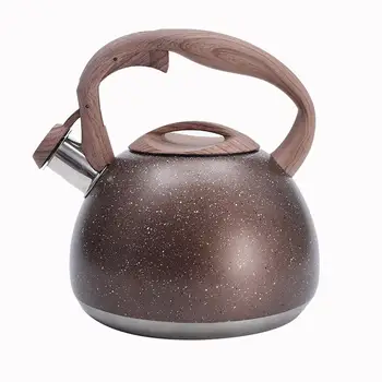 

3L Stainless Steel Whistling Tea Kettle Food Grade Tea Pot with Heat-Proof Handle - Stovetop Suitable for All Heat Sources