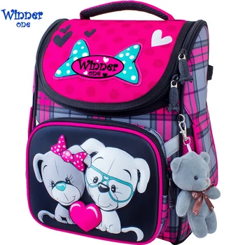 

Girls School Backpacks Children School Bags for Boys Orthopedic Backpack Cute Cat Bear SchoolBag Kids Satchel Knapsack Mochila
