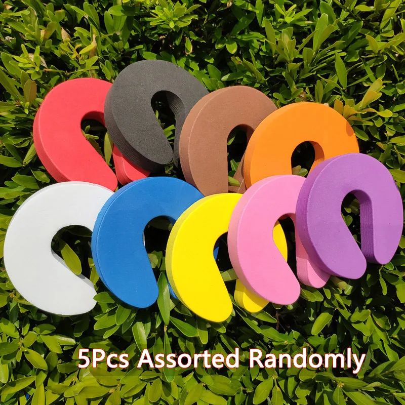 5pcs Assorted Random Herbabe 5 шт./партия Детская безопасность защита милый животное защитный дверной ограничитель Новорожденный Детская открытка замок детские замки для шкафов защита - Цвет: 5pcs Assorted Random
