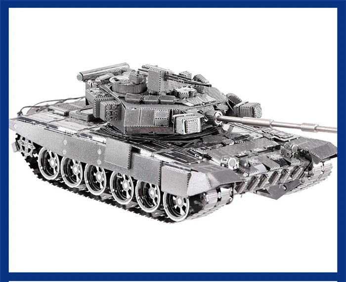 DIY 3D металлическая головоломка игрушка P047S T-90A танк модели наборы Сборный Металлический ремесло 3D Детские игрушки-пазлы