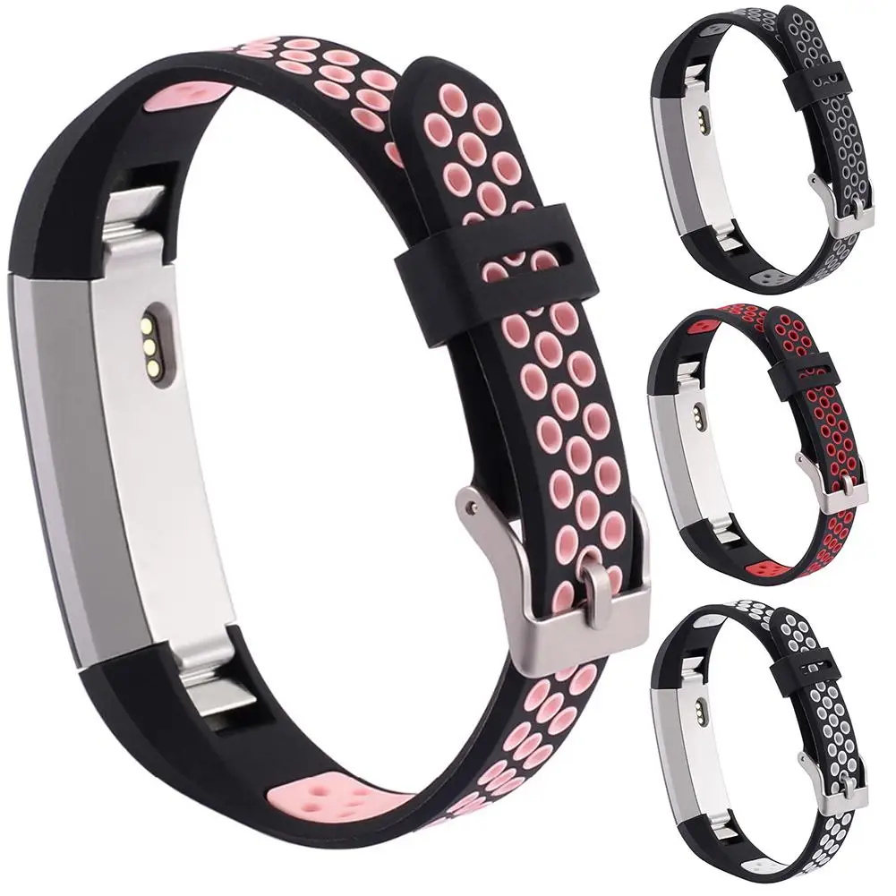 Alta qualidade silicone macio seguro faixa ajustável para fitbit alta hr banda pulseira pulseira pulseira relógio acessórios de substituição|Pulseira do relógio| -