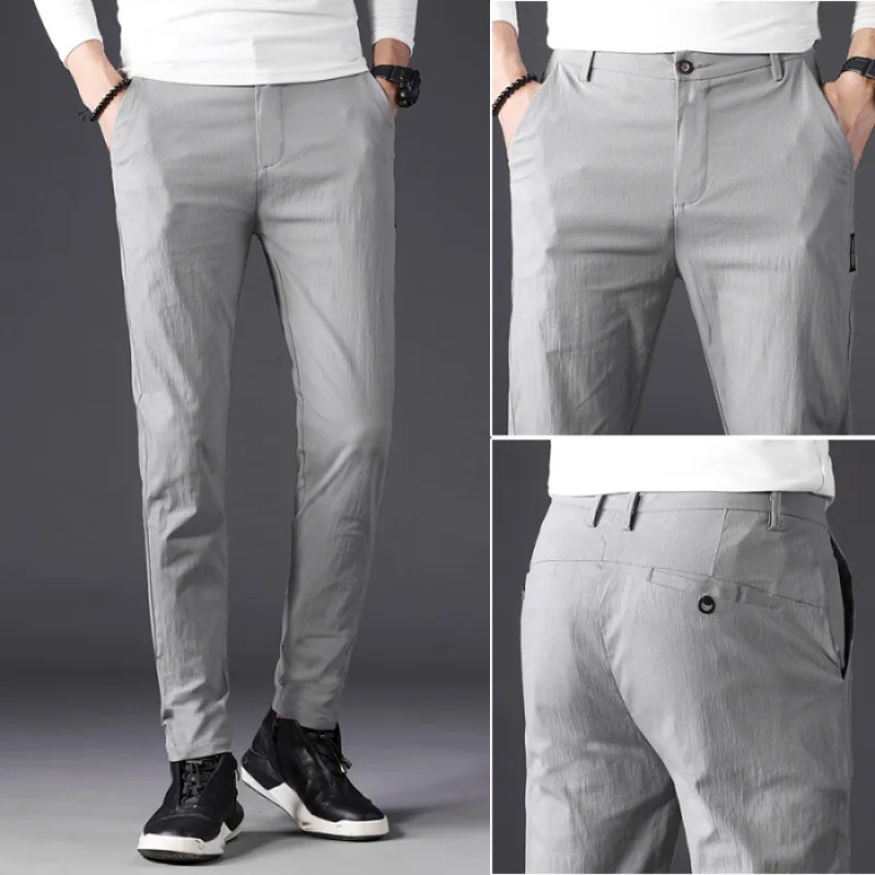 

8807 Main Push-Casual Pants Men's Korean-style Trend Skinny Pants Low Price Run Have Amount Contact I Talk about Price
