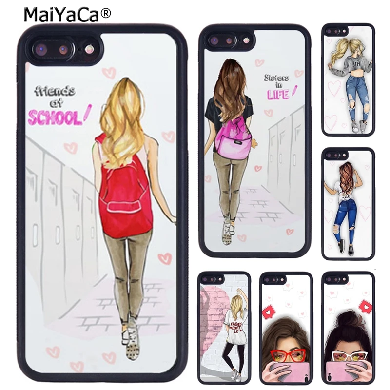 MaiYaCa BFF чехол для iphone 11 12 13 Pro MAX X XR XS 6 6S 7 8 Plus 5 | Мобильные телефоны и аксессуары