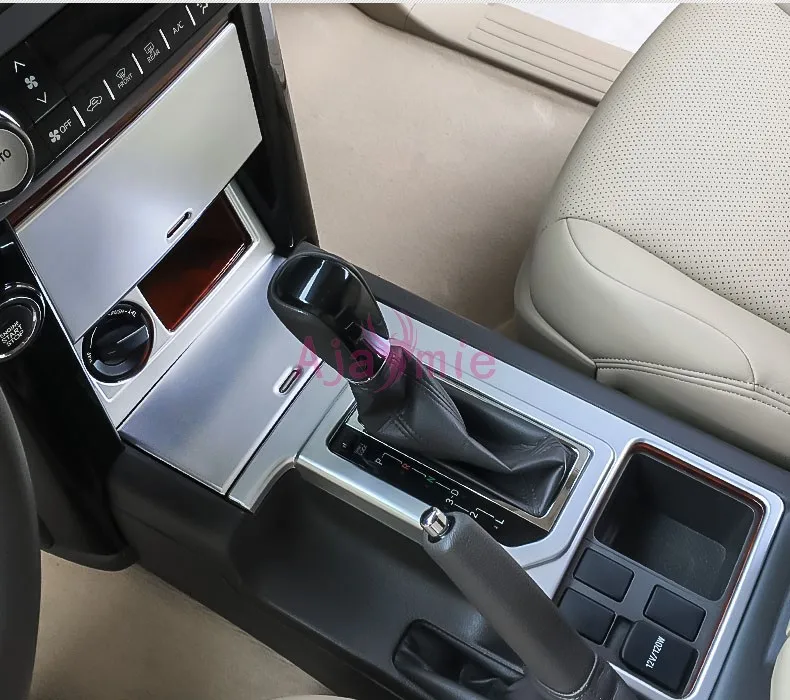 

For Toyota Land Cruiser 150 Prado LC150 FJ150 2010-2017 Handle holder Steering Wheel Gear Cover Chrome Car Styling Accessories