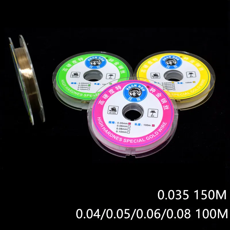 100FIX-Línea alámbrica de corte de alambre de molibdeno de acero de aleación, 100m, 150m, pantalla LCD, separador de pantalla, reparación, 0,04, 0,05, 0,08, 0,35mm