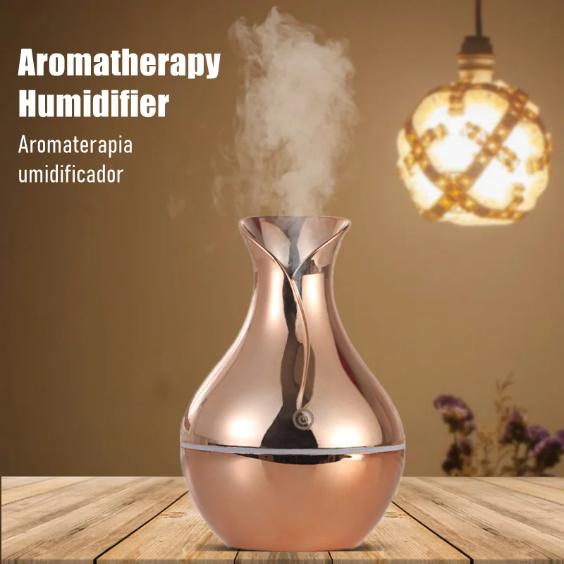 200ML Air Humidifier Ultrasonic Aromatherapy Diffuser Mini Portable Sprayer USB Essential Oil Atomizer With LED Lamp For Home