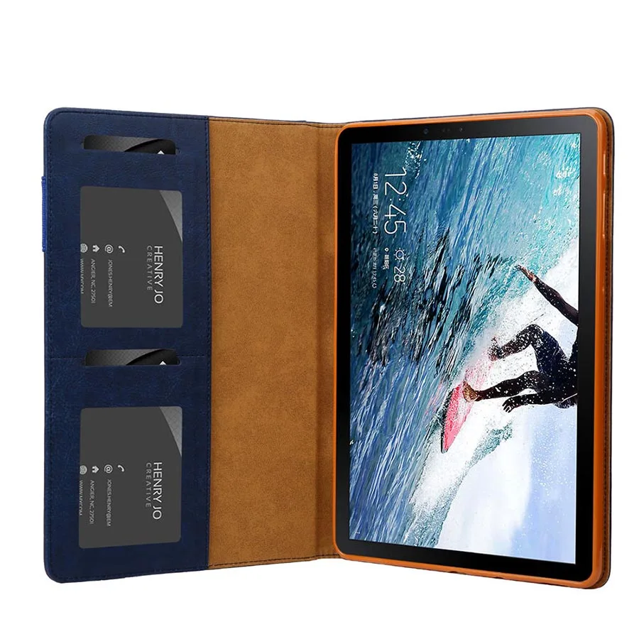 Luxury Leather Case for Samsung Galaxy S4 10.5 inch SM-T830 T835 Magnetic Case Smart Cover Card Slot Pencil Holder Folio Case (57)