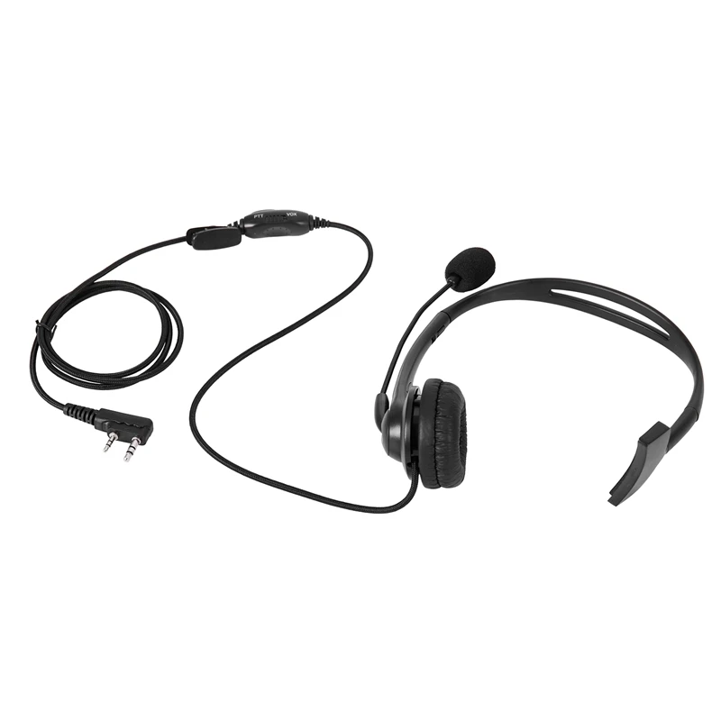2 PIN PTT микрофон наушники гарнитура для KENWOOD RETEVIS BAOFENG UV5R 5R/888S