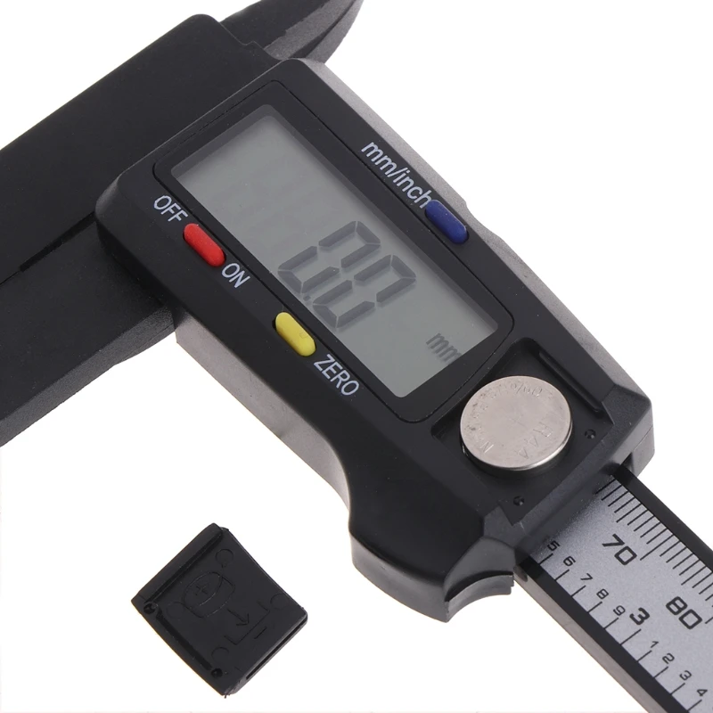 OOTDTY 200MM 8 Inch LCD Digital Vernier Caliper Electronic Carbon Fiber Gauge Micrometer Hotsellling Shop3520012 Store